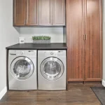 Laundry Room Wall Cabinet Installation for Detergent and Supply Storage